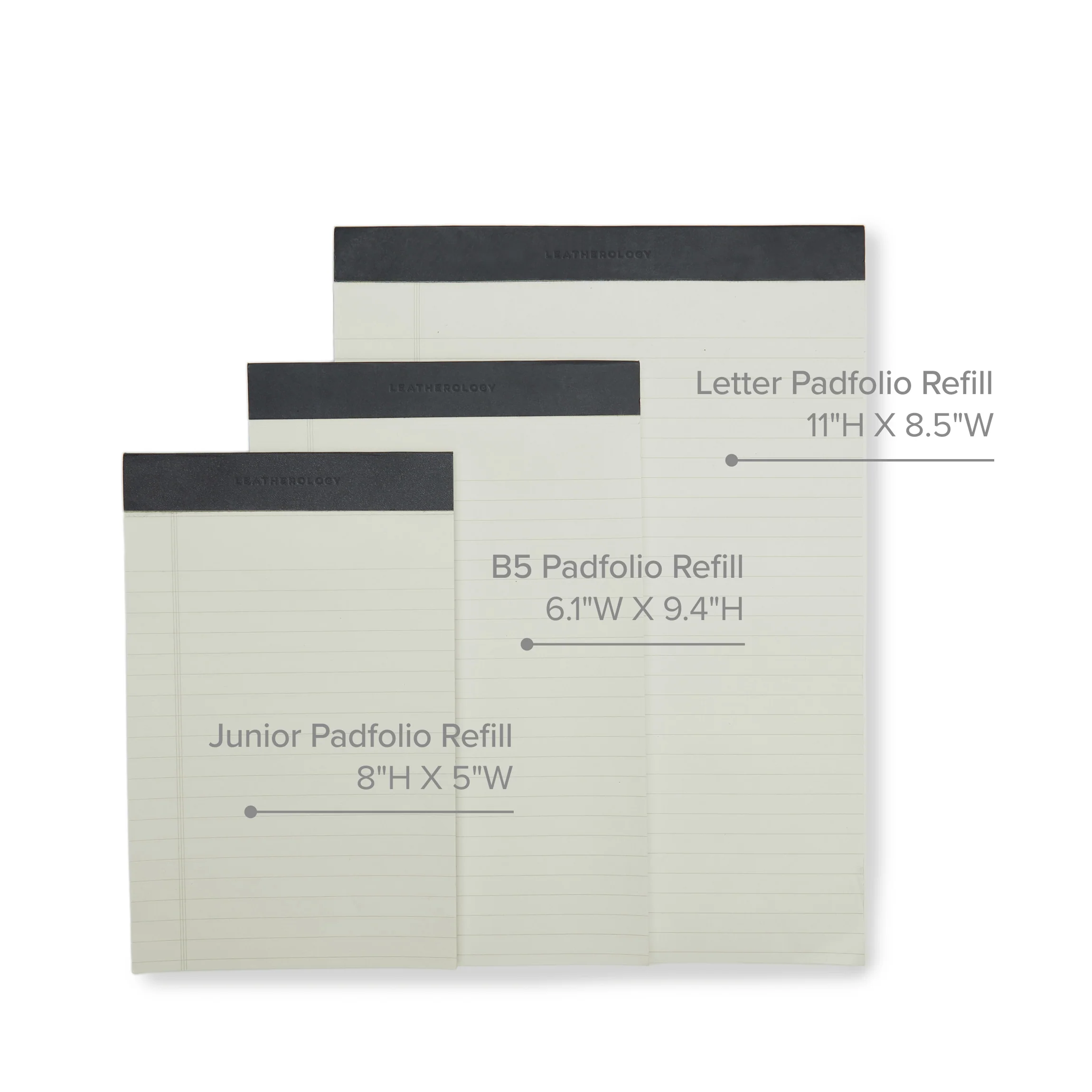 A5 Junior Zippered Padfolio Fairway Green - Image 6