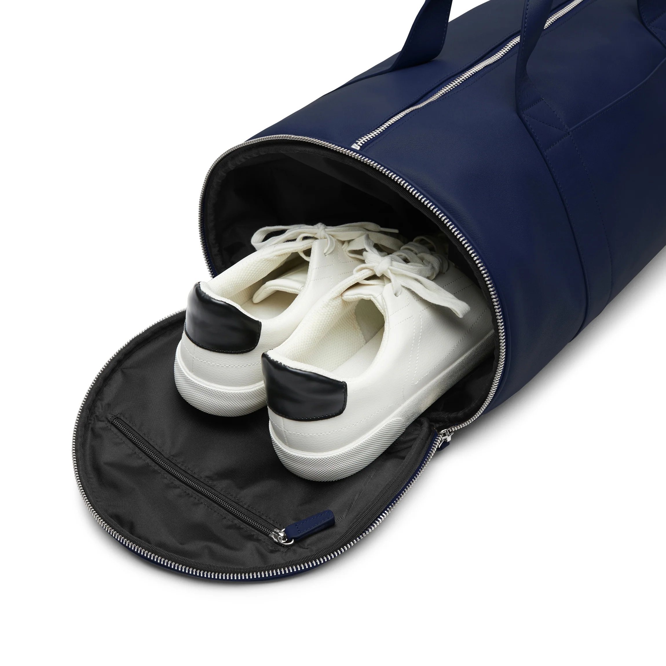 Barrel Gym Bag Navy Blue - Image 2