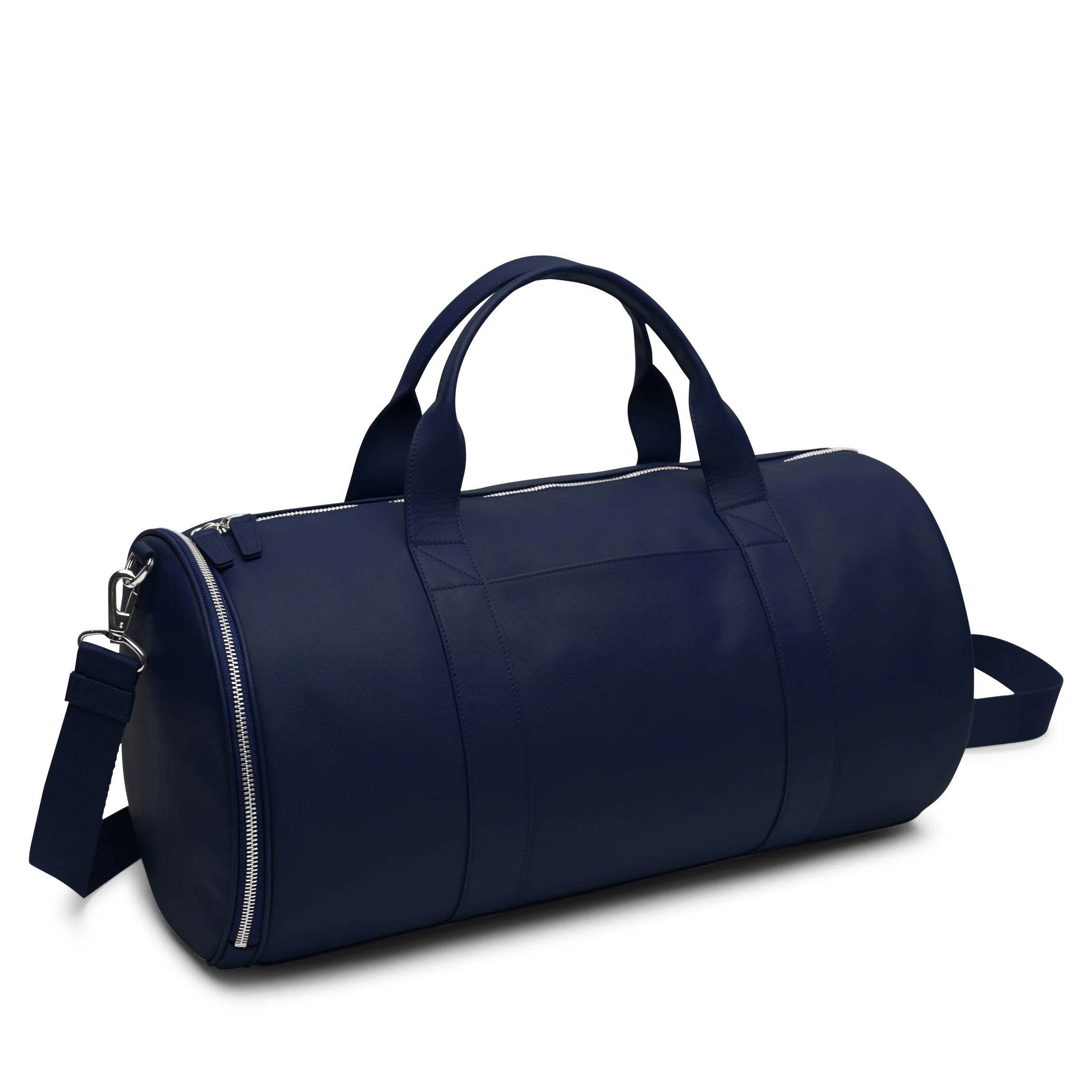 Barrel Gym Bag Navy Blue - Image 3