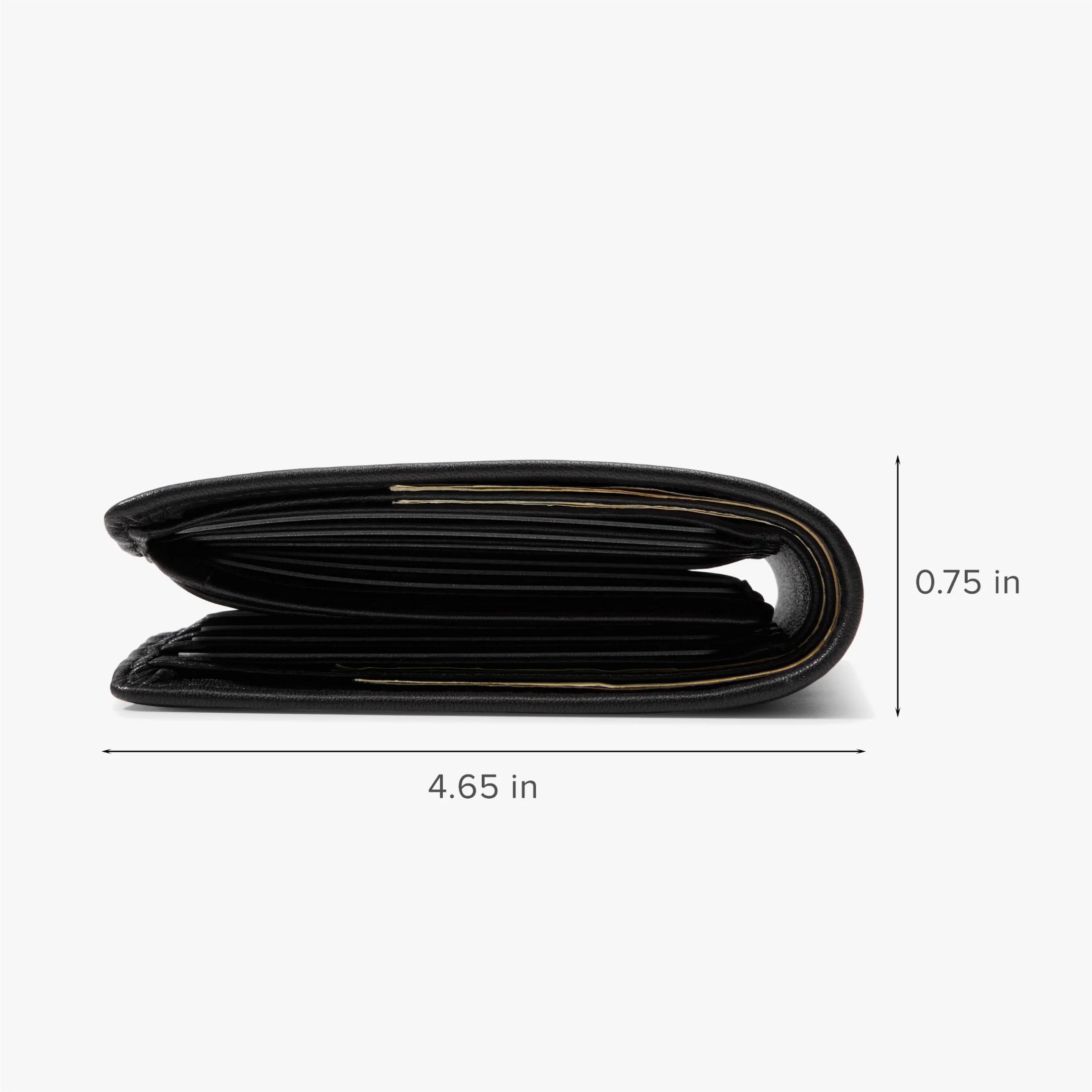 Bifold Wallet with Flap Mahogany - Image 10