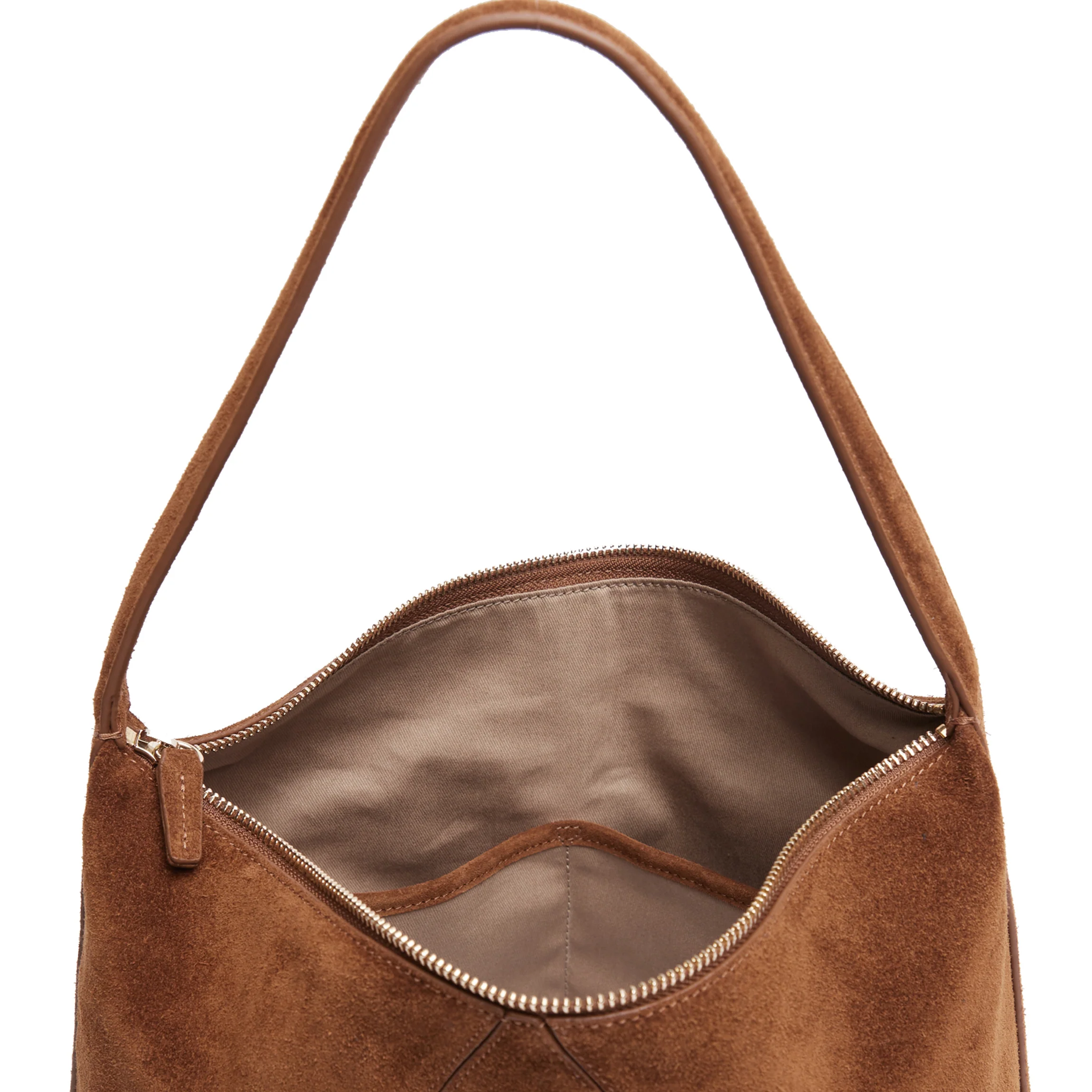 Ciera Petite Hobo Russet Suede - Image 4