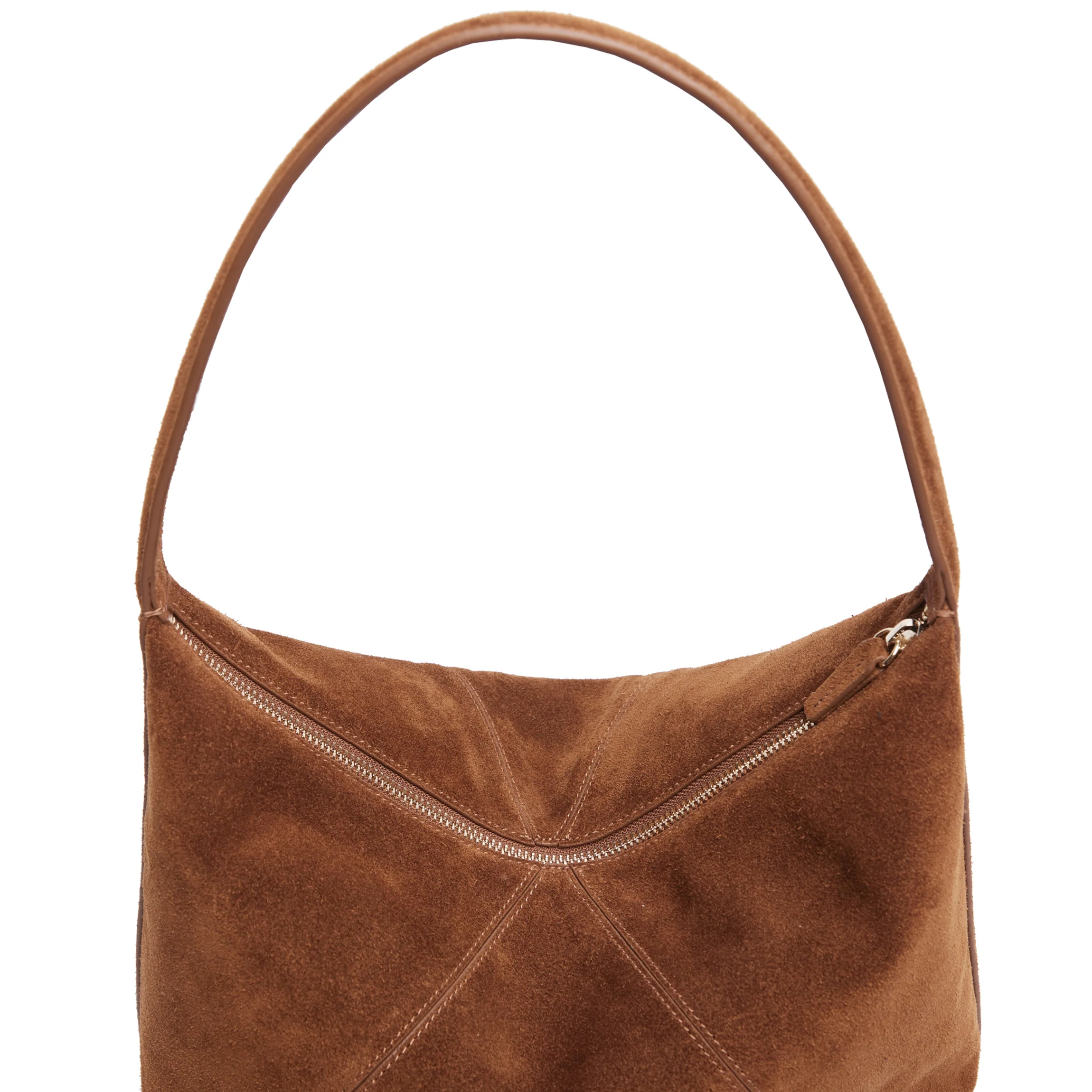 Ciera Petite Hobo Russet Suede - Image 5