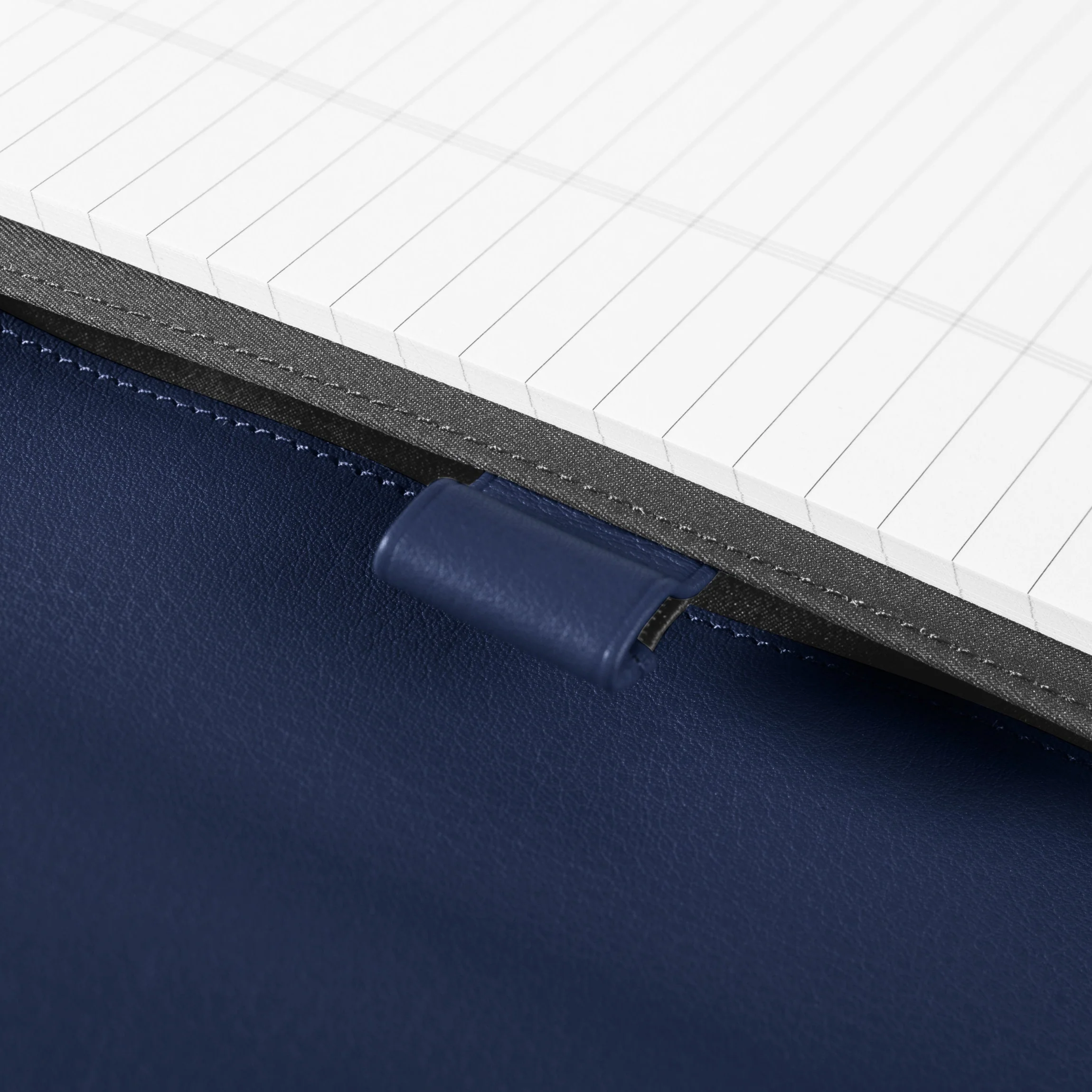 Executive Zippered Portfolio Navy Blue - Image 6