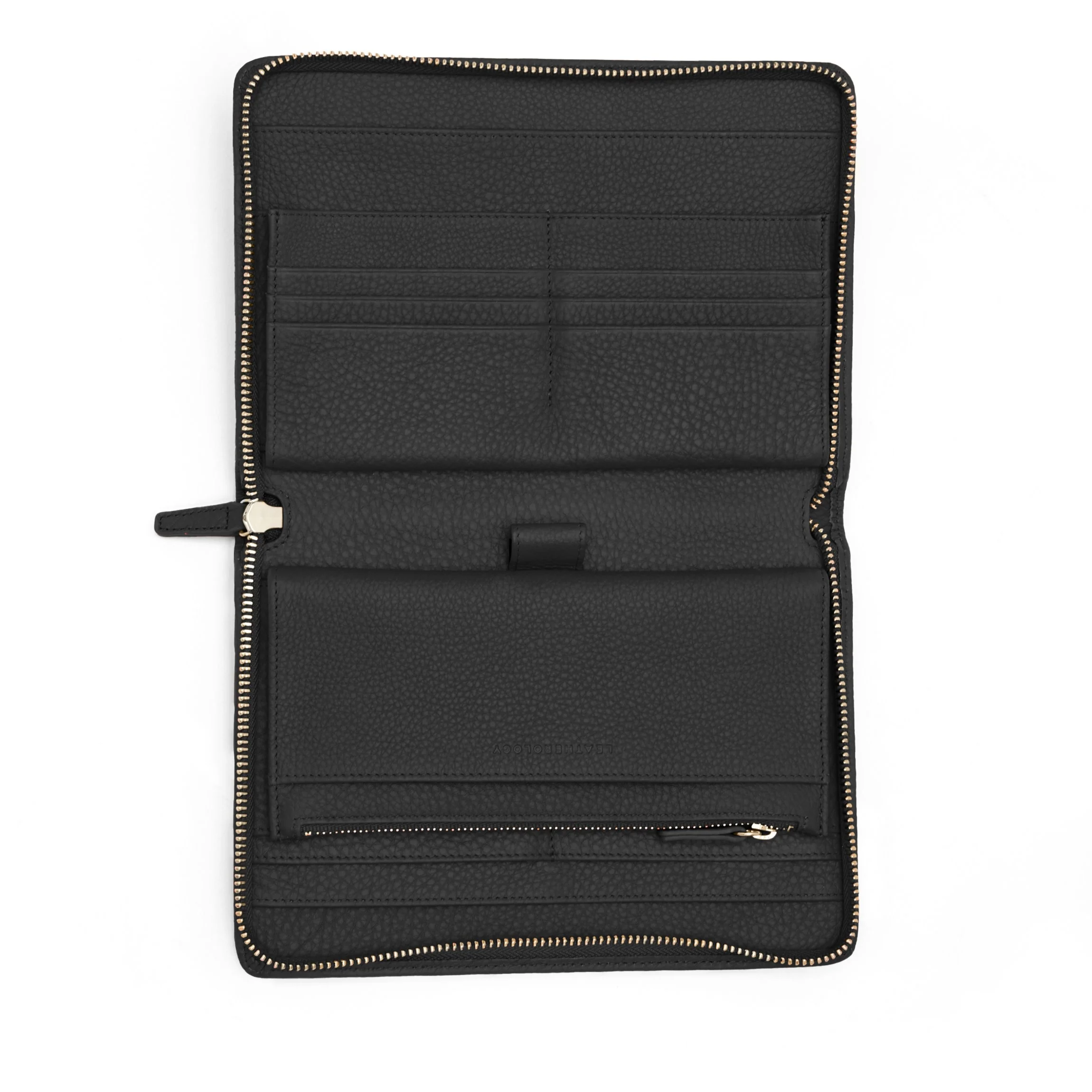 Family Passport Holder Black Pebble - Image 3