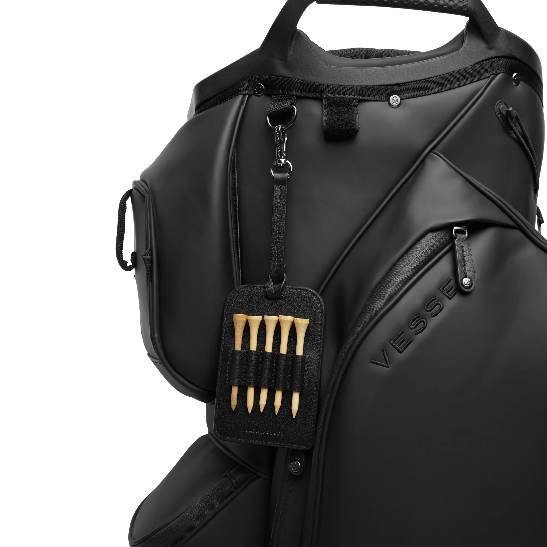 Golf Bag Tee Holder Black Onyx - Image 4
