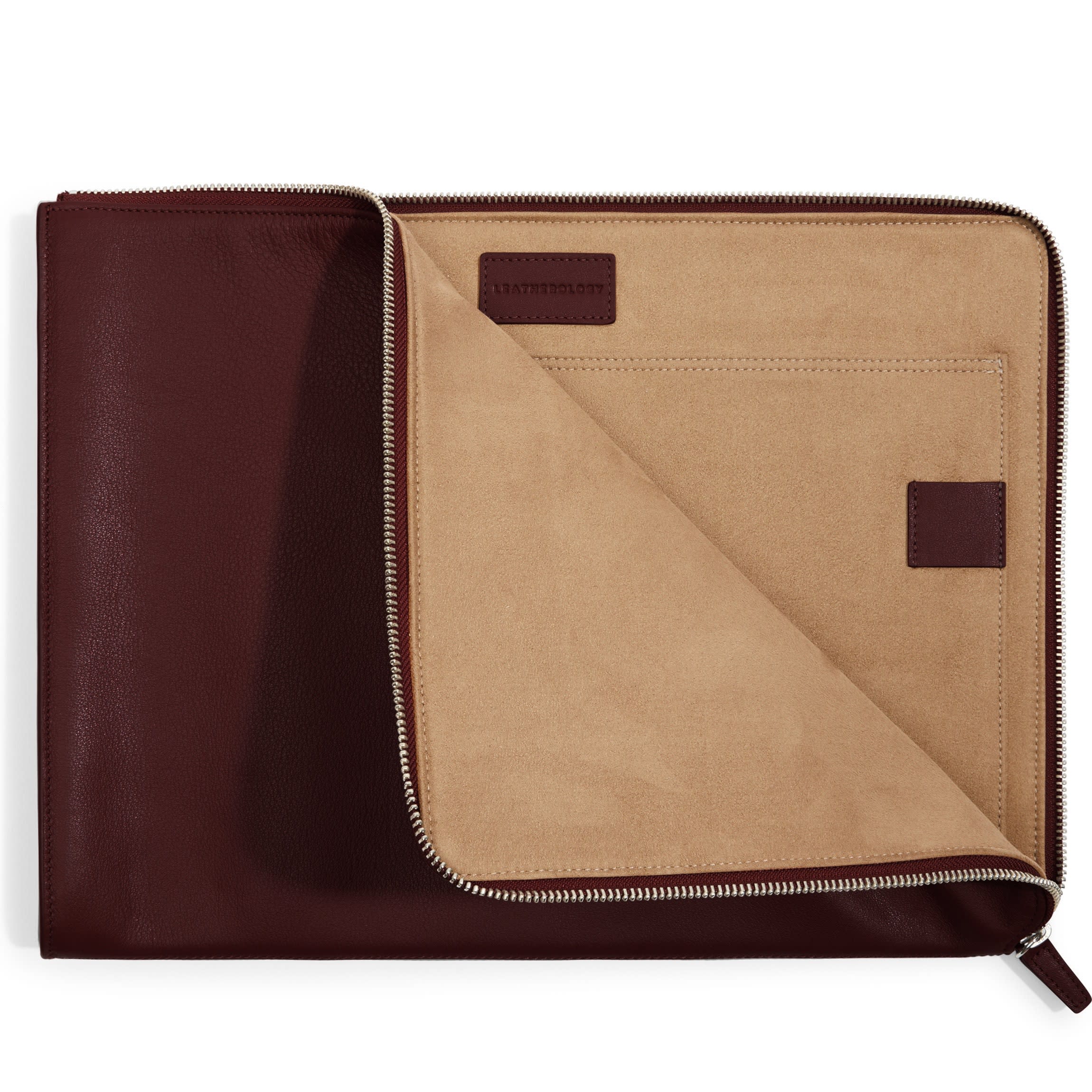 Gusseted Document and Laptop Holder Bordeaux - Image 7
