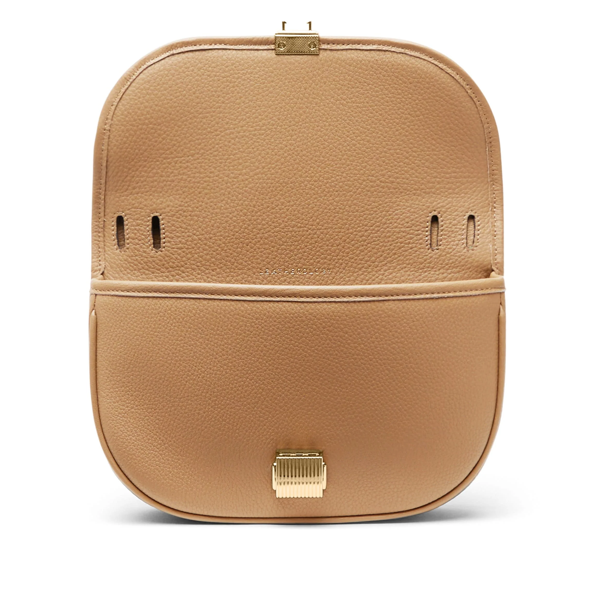 Katy Small Saddle Crossbody Camel - Image 3
