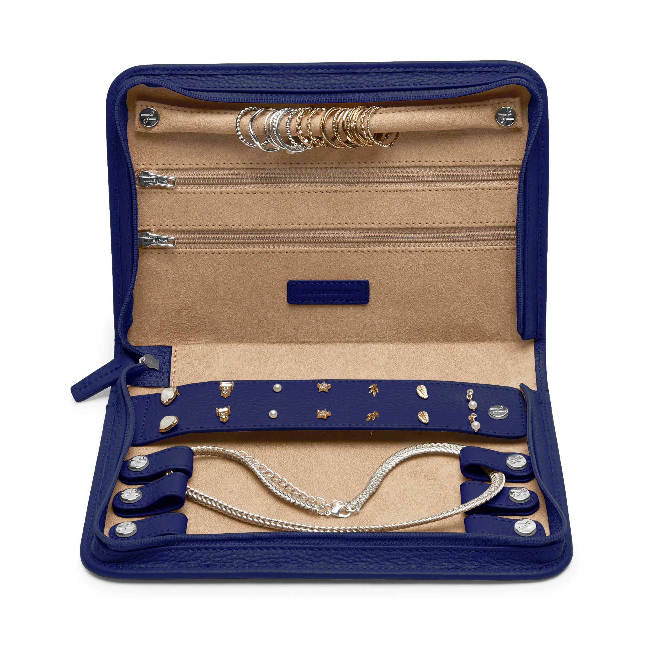 Large Jewelry Case Regatta Blue - Image 2