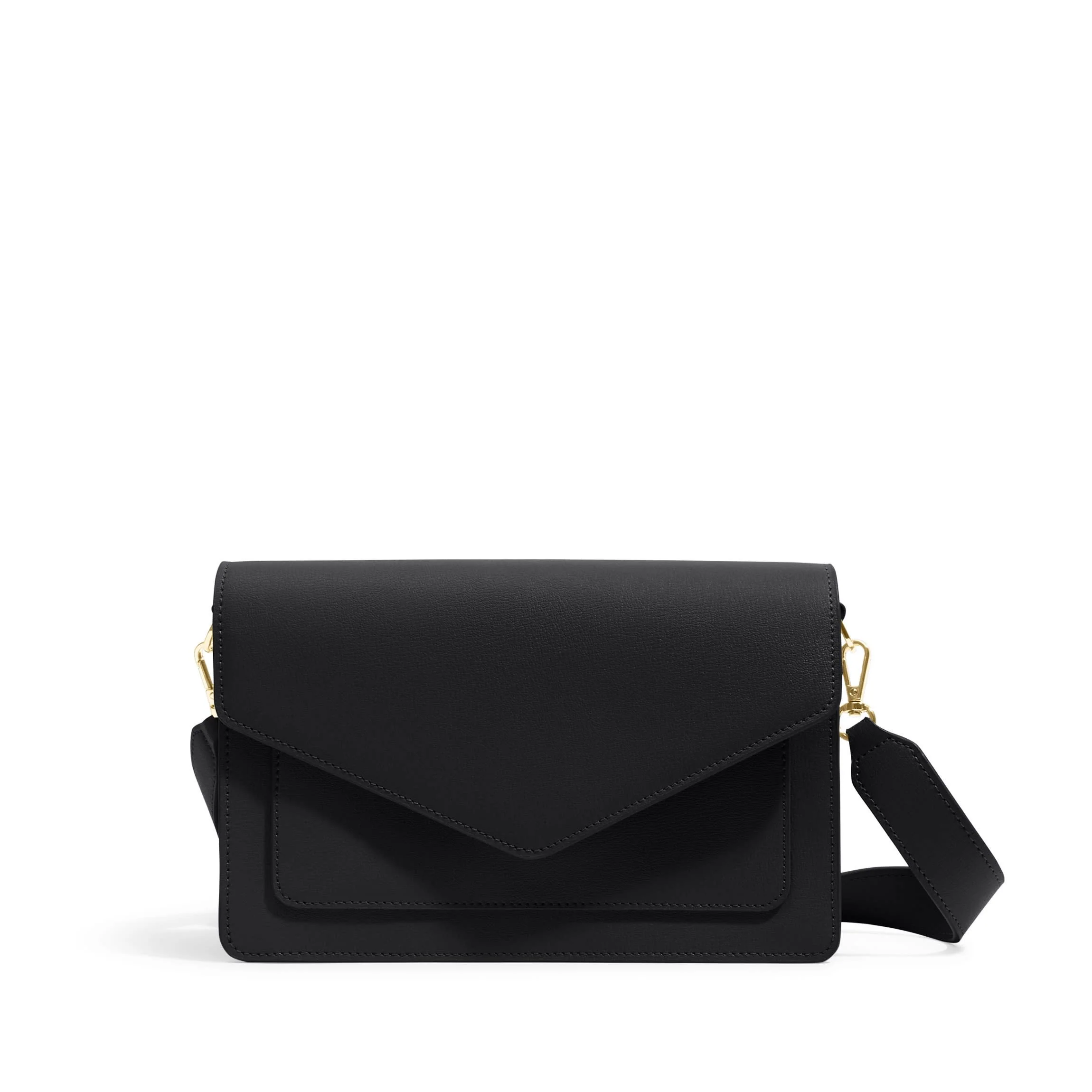 Medium Willow Envelope Bag Black