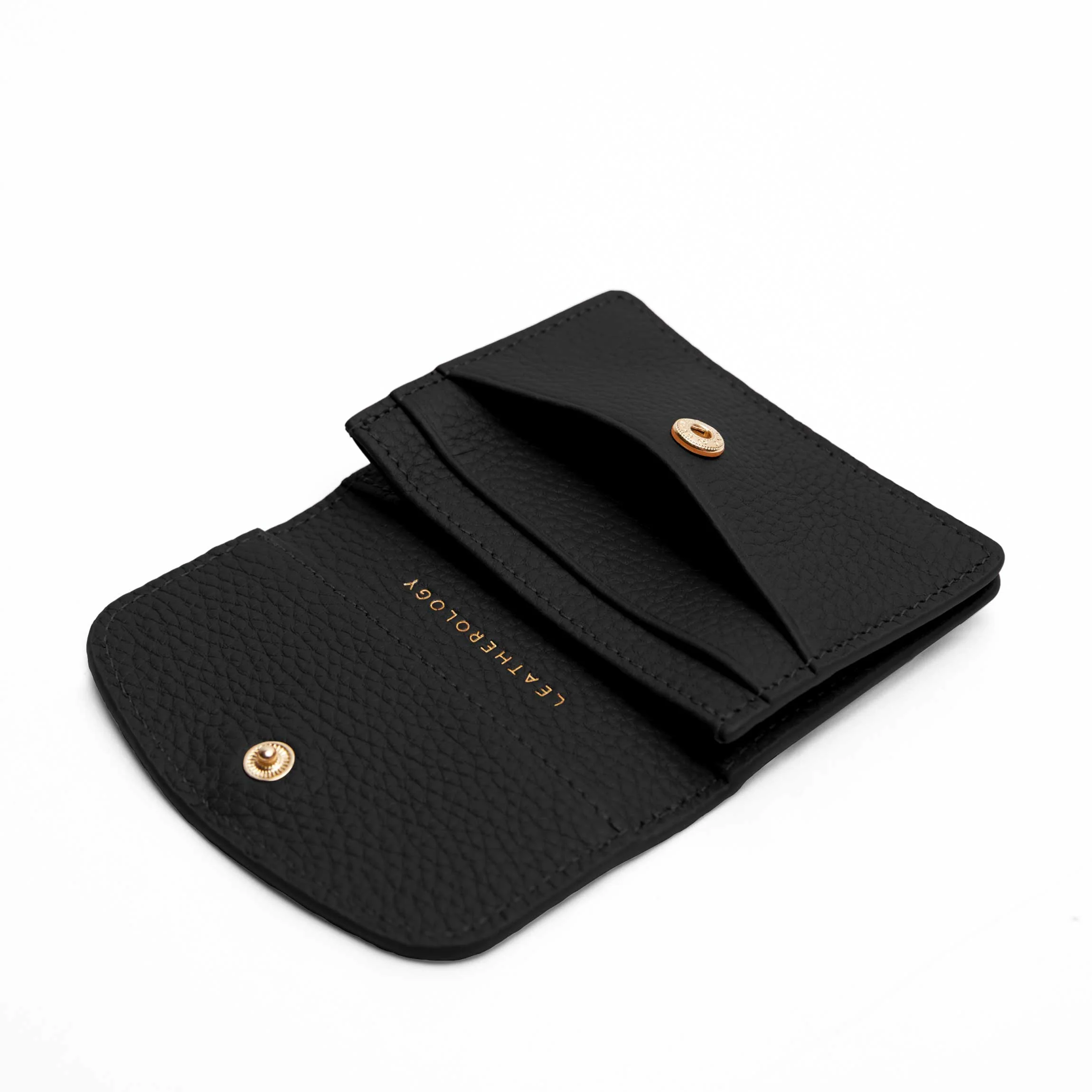 Nina Slim Card Case Black Pebble - Image 2