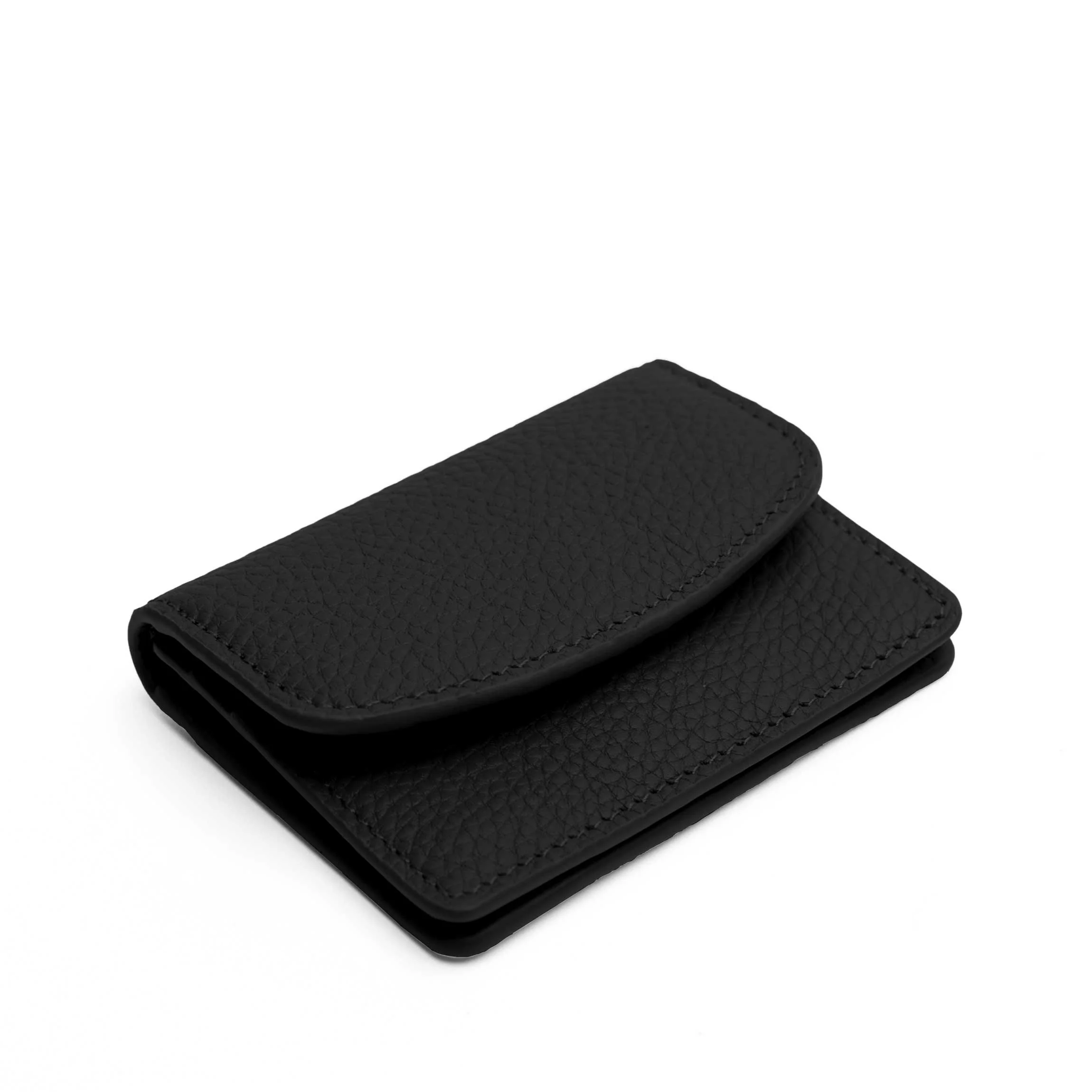 Nina Slim Card Case Black Pebble - Image 3