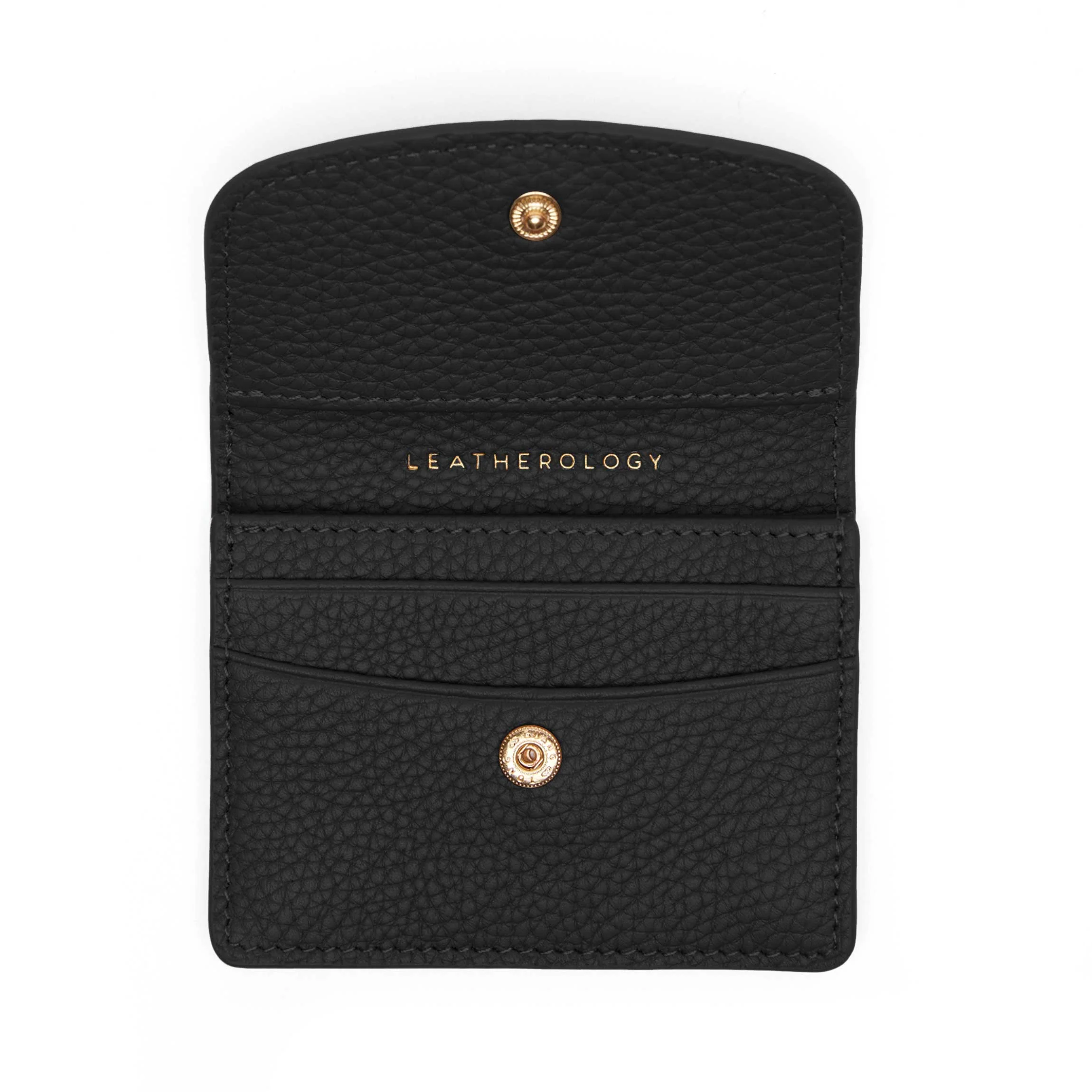 Nina Slim Card Case Black Pebble - Image 4