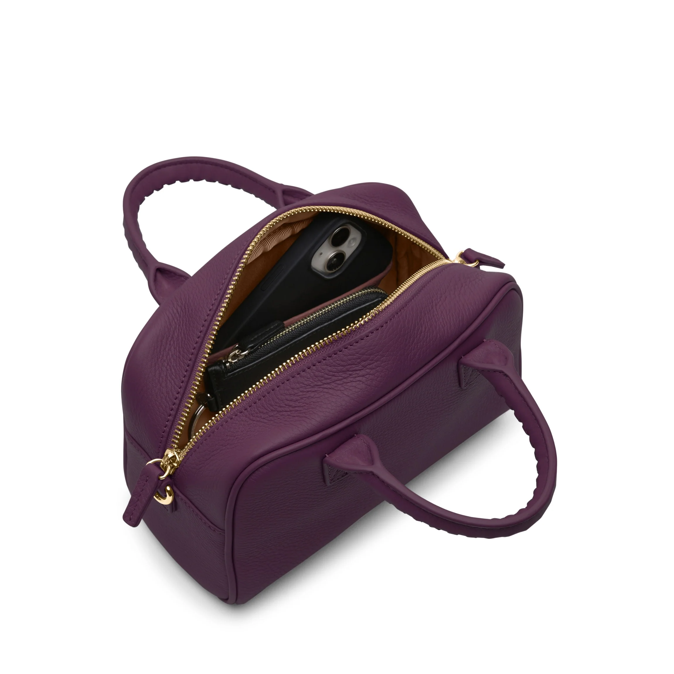 Park Mini Satchel Deep Plum - Image 7