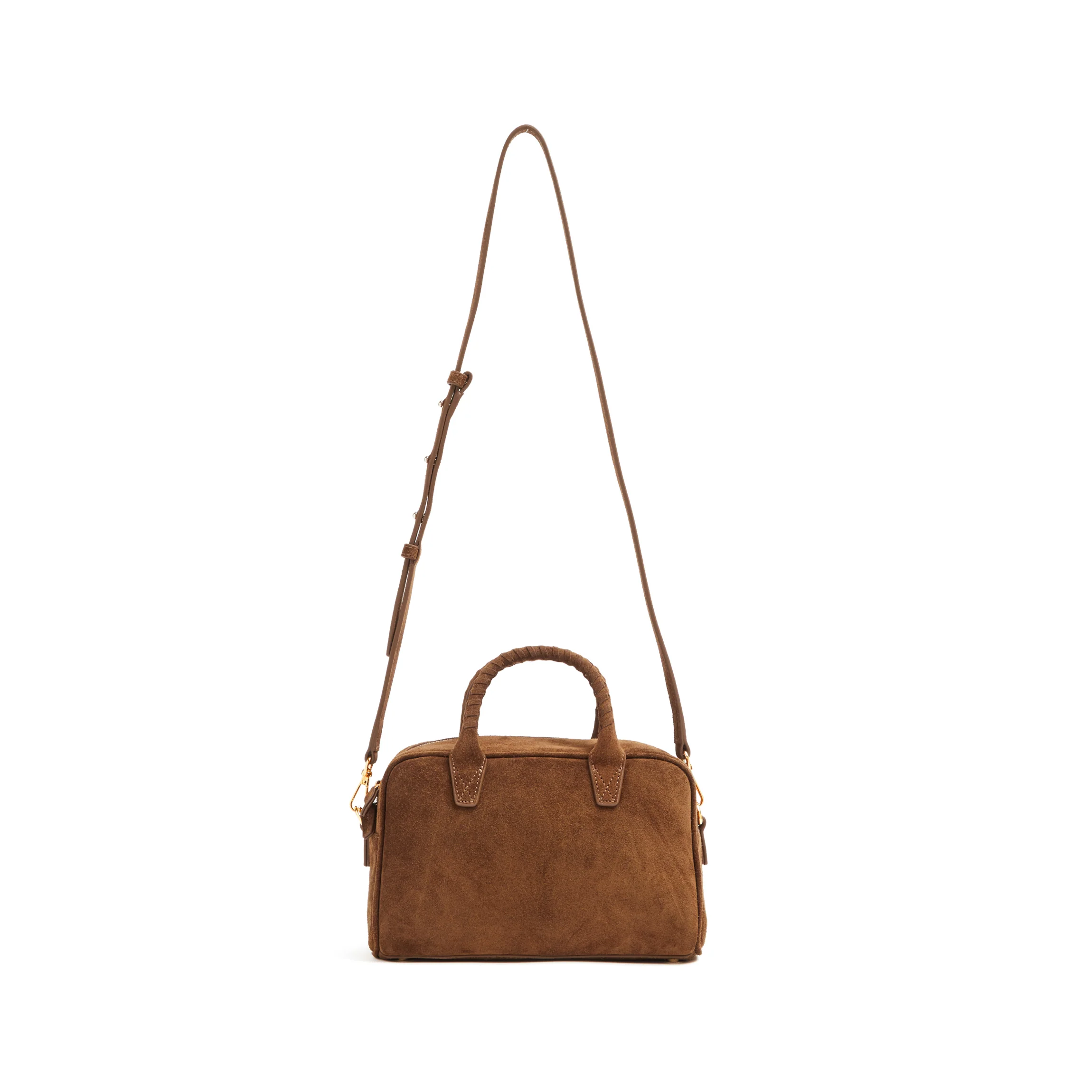 Park Mini Satchel Russet Suede - Image 4