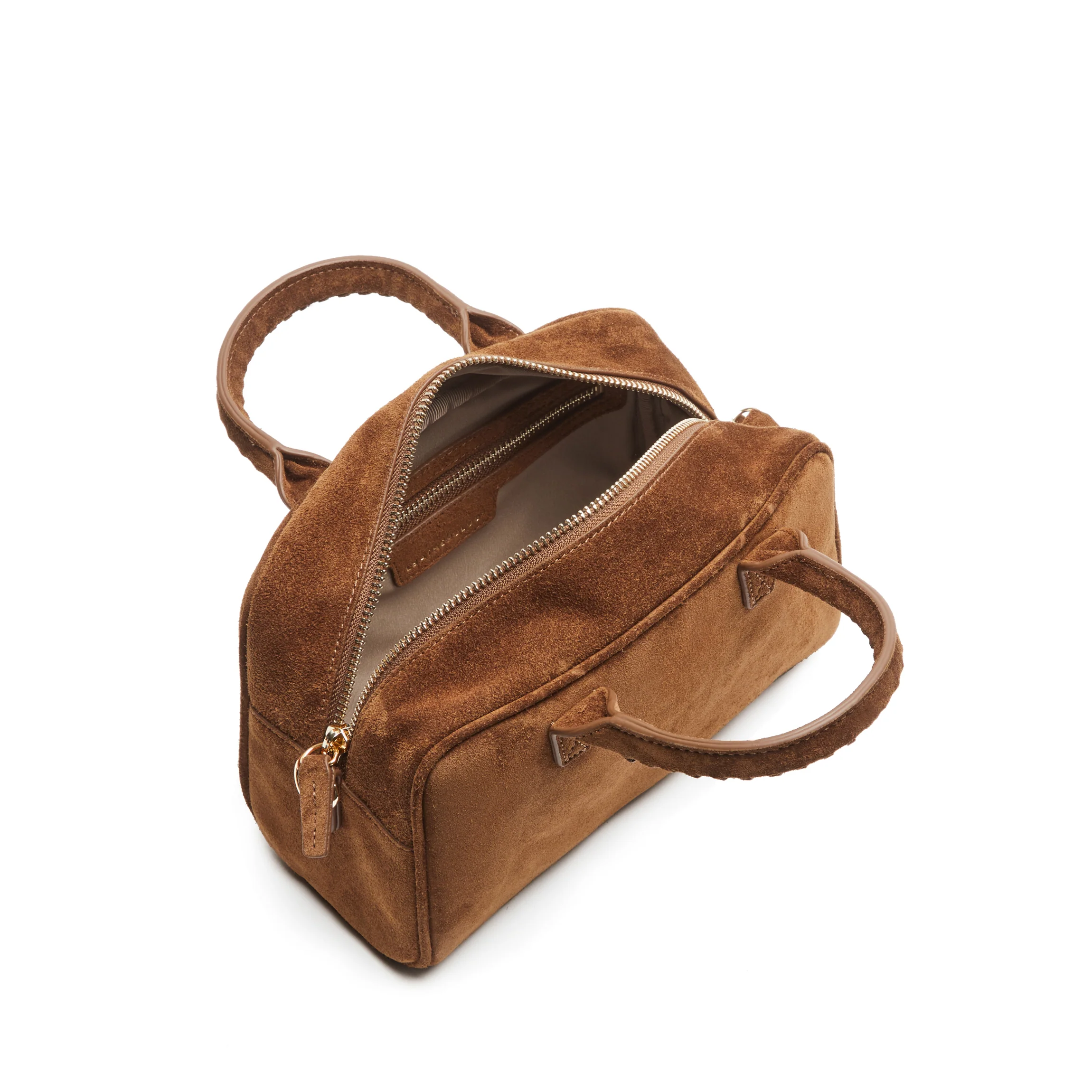 Park Mini Satchel Russet Suede - Image 6