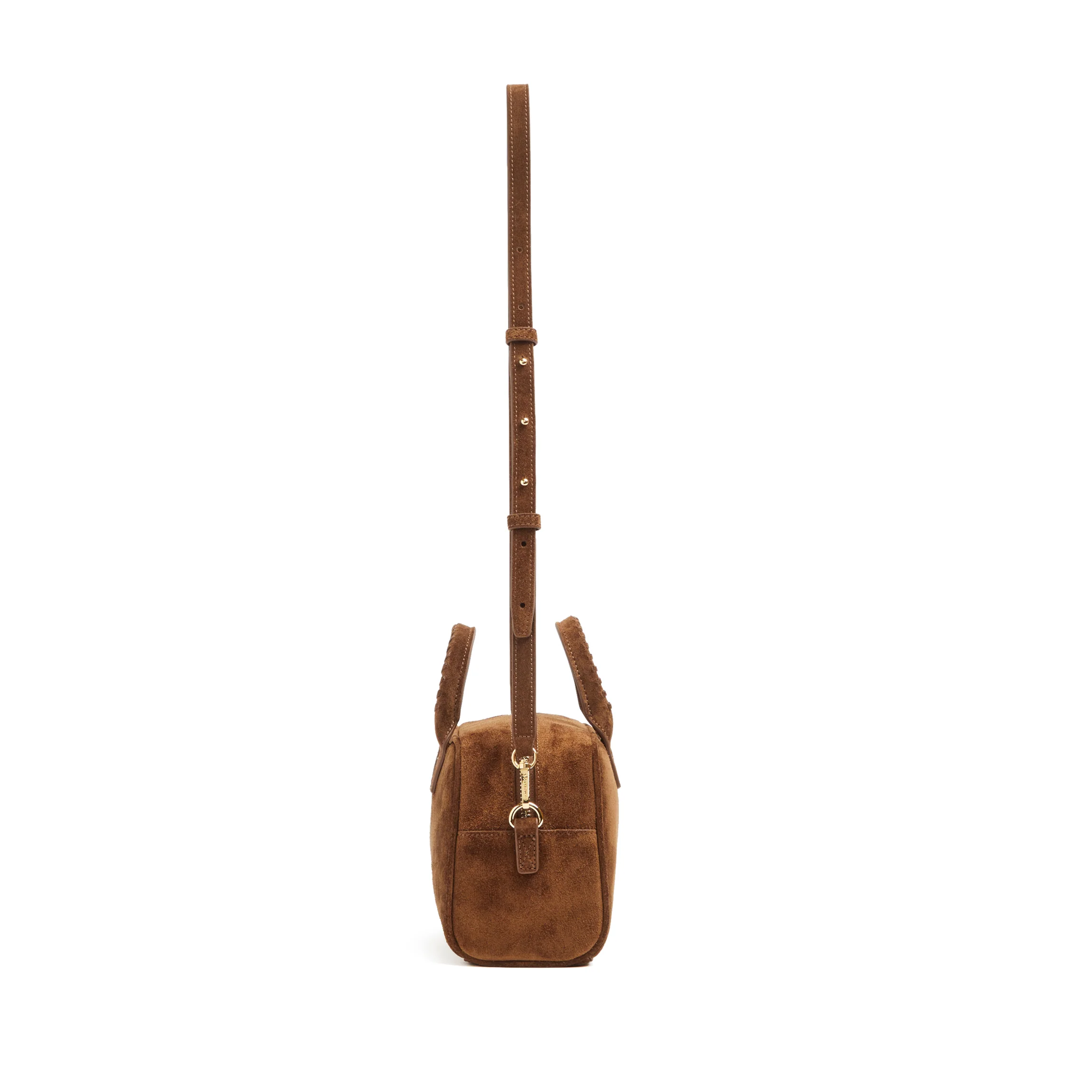 Park Mini Satchel Russet Suede - Image 8