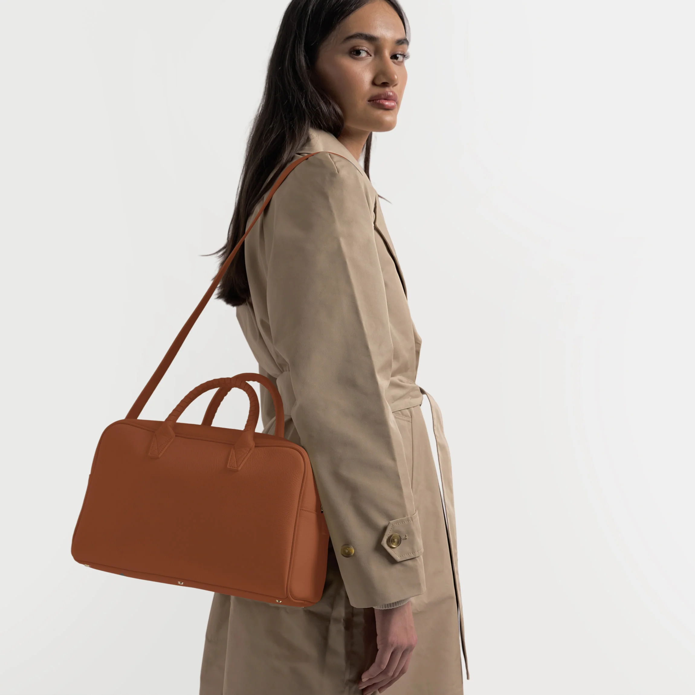 Park Satchel Saddle Brown - Image 2