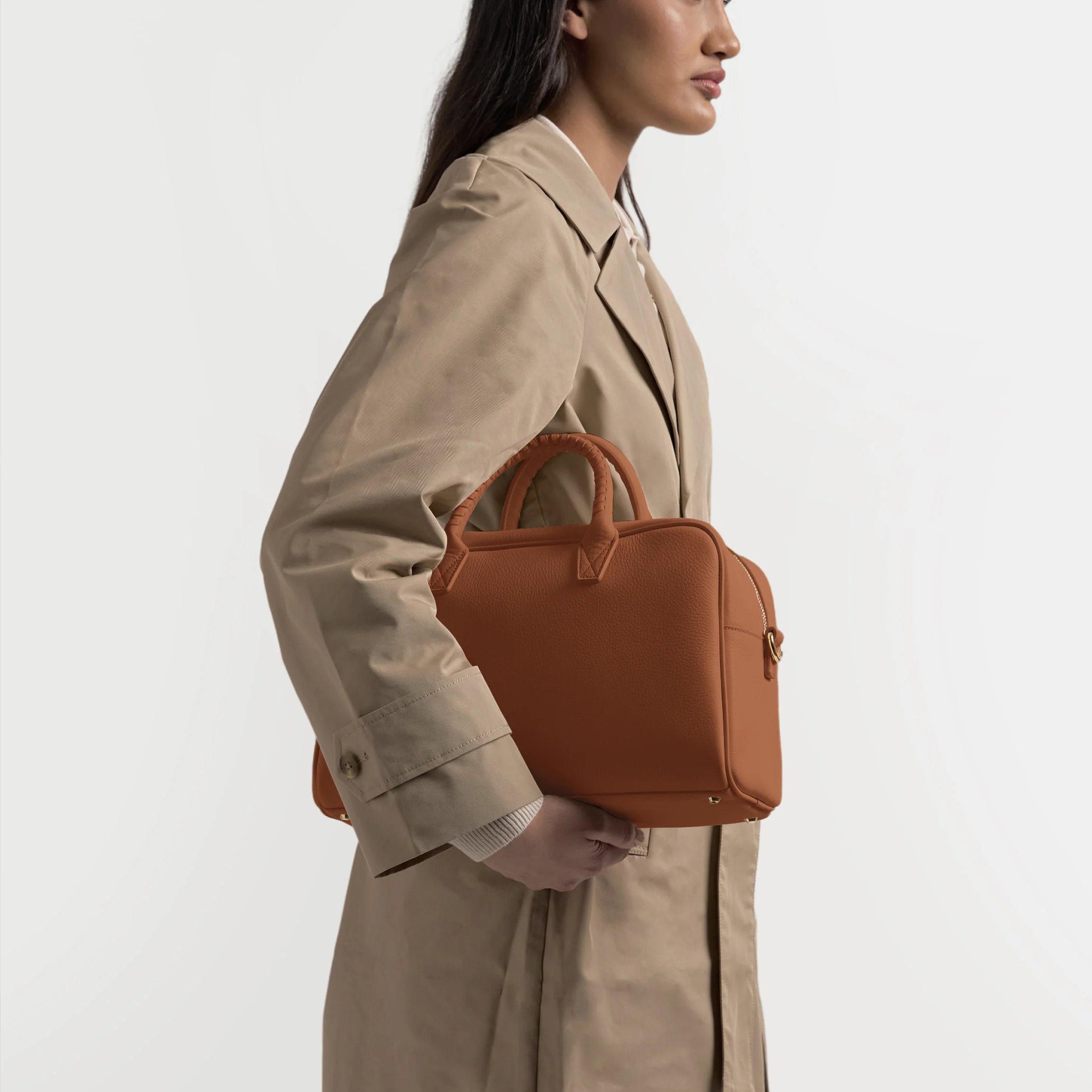 Park Satchel Saddle Brown - Image 3