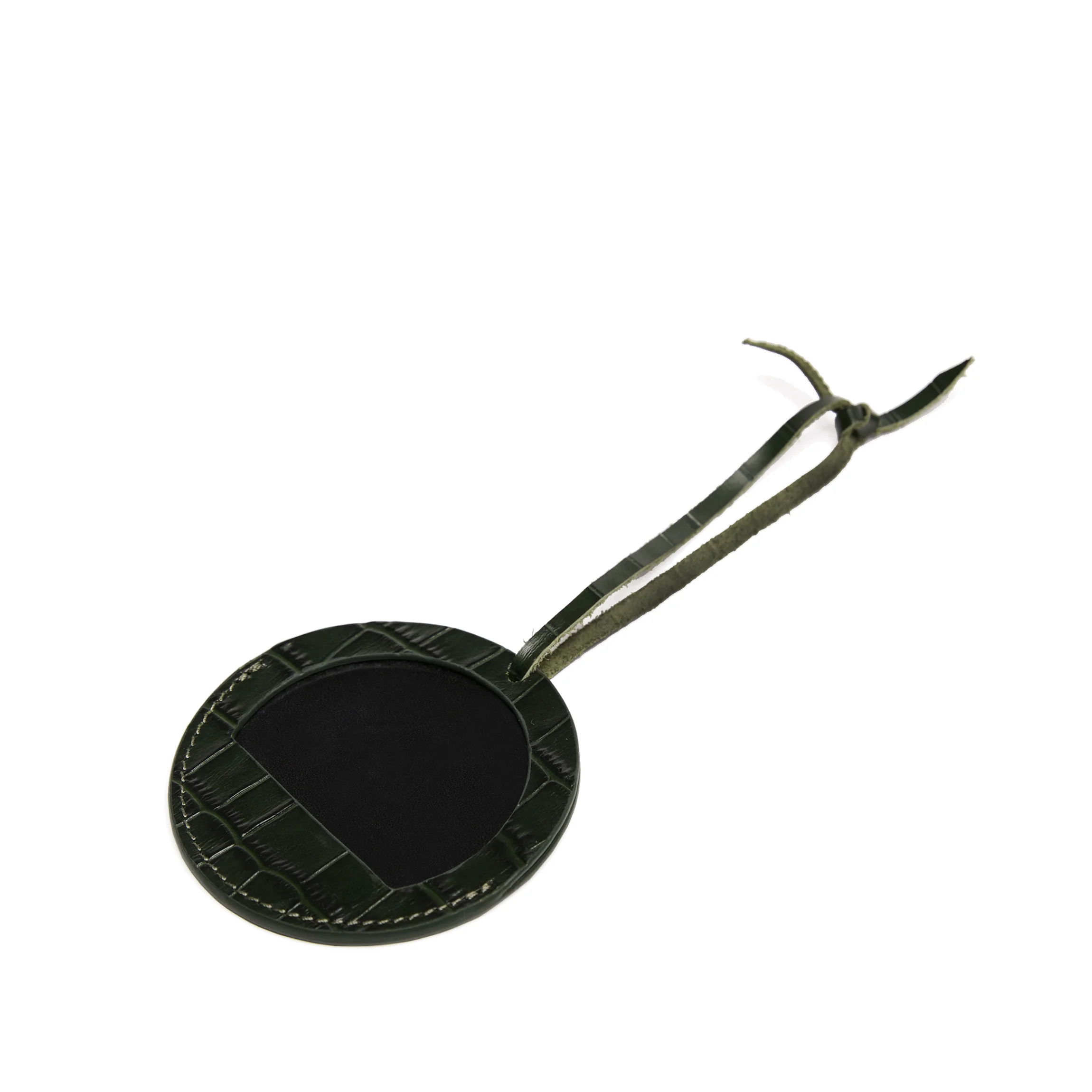 Round Photo Frame Ornament Forest Croc - Image 3