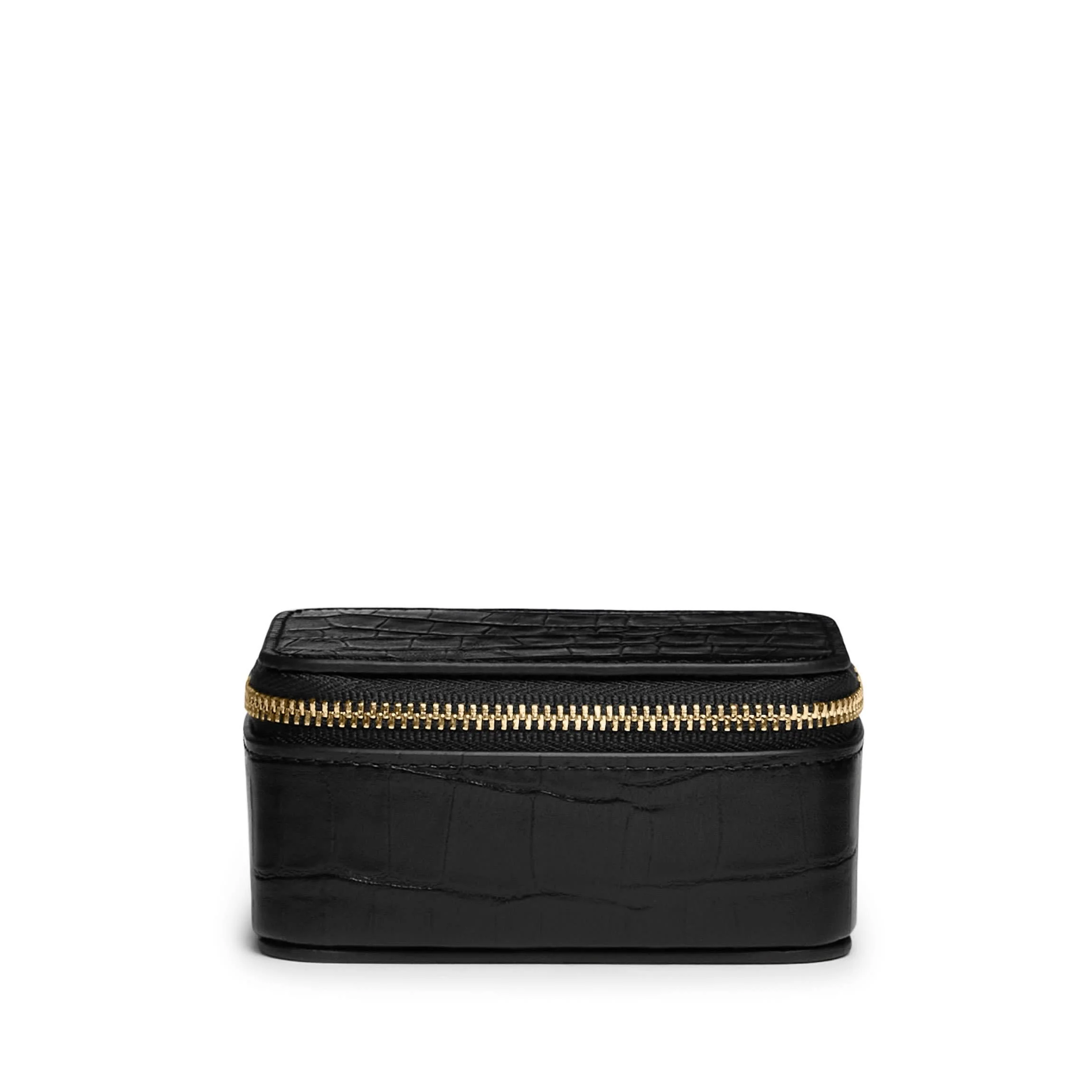 Small Jewelry Organizer Black Croc - Image 6