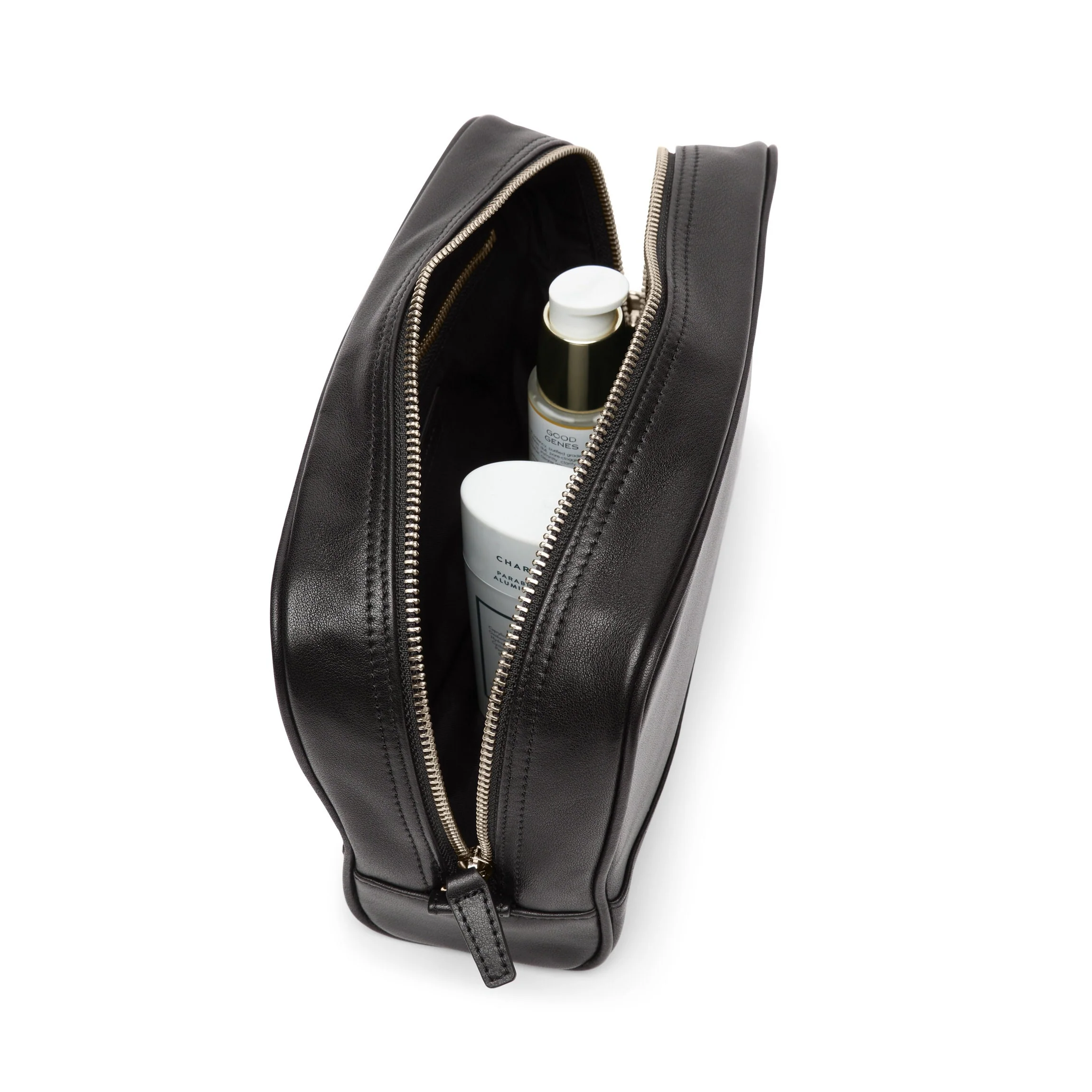 Top Zip Toiletry Bag Black Onyx - Image 5