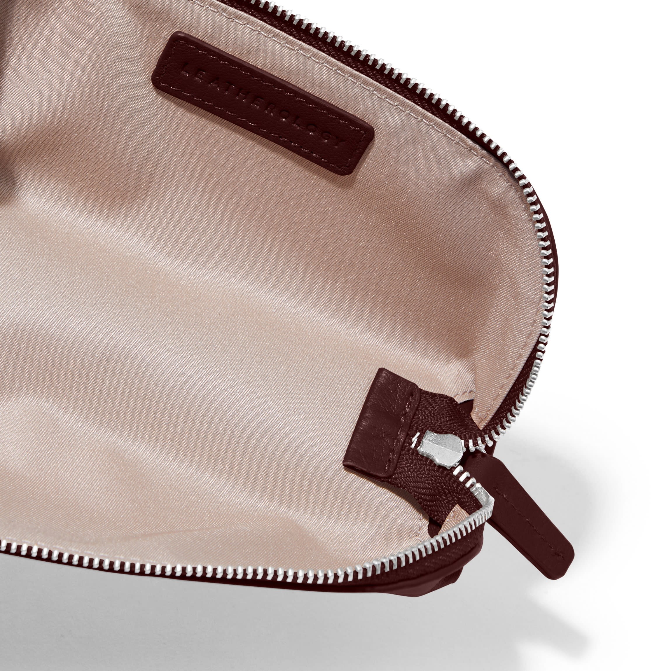 Travel Makeup Pouch Bordeaux - Image 5